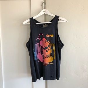 🤍 vintage | LF | neon Florida Disney graphic tank